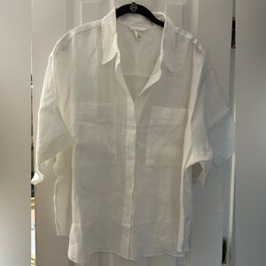 H&M Linen blend shirt.